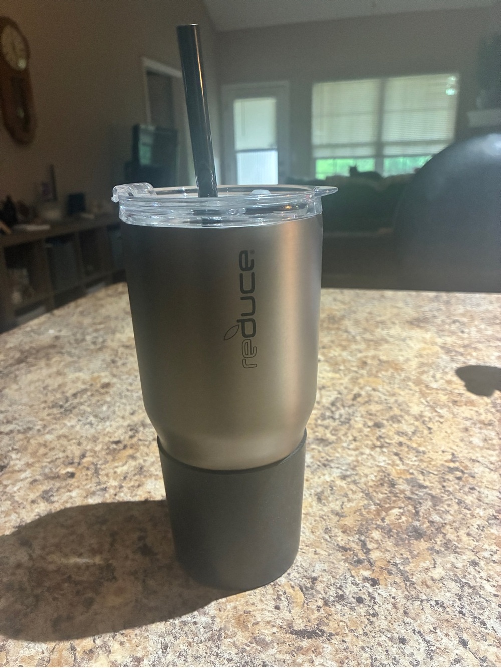 Reduce Stainless Steel Travel Tumbler - Matte Gray